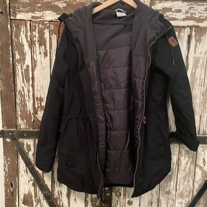 Columbia women’s black outer coat size large